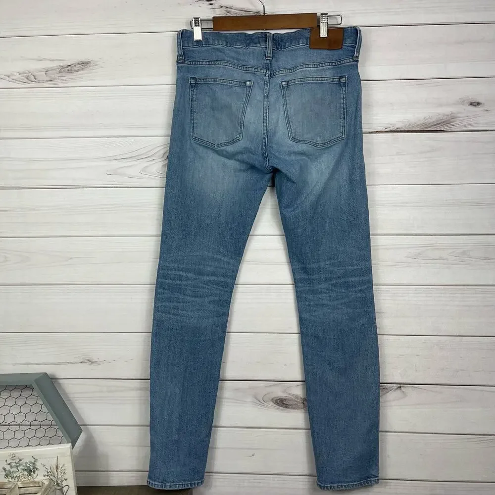 J. Crew 484 Slim Men's Light wash Distressed Jeans Size‎ 32X32